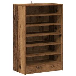 Armoire &agrave; chaussures vintage rangement pratique 60 x 35 x 92 cm en bois d'ing&eacute;nierie vieux bois 02_