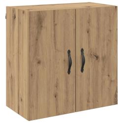 Armoire murale moderne rangement mural 60 x 31 x 60 cm design &eacute;pur&eacute; en bois d'ing&eacute;nierie ch&ecirc;ne arti