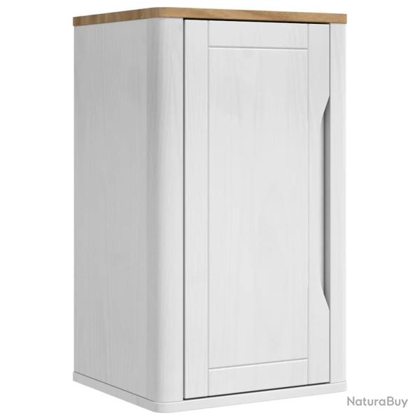 Armoire murale de salle de bain moderne rangement 35 x 30 x 60 cm en bois de pin blanc 02_0058948