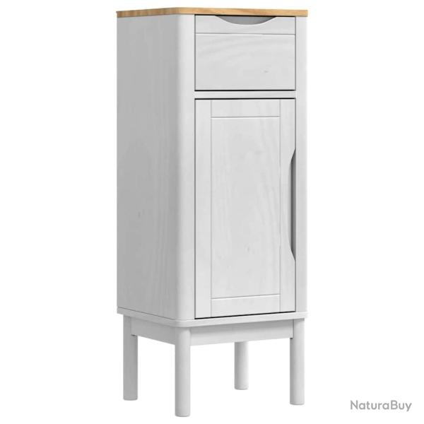 Armoire de salle de bain moderne rangement utilisation int�rieure 35 x 30 x 90 cm en pin massif bla