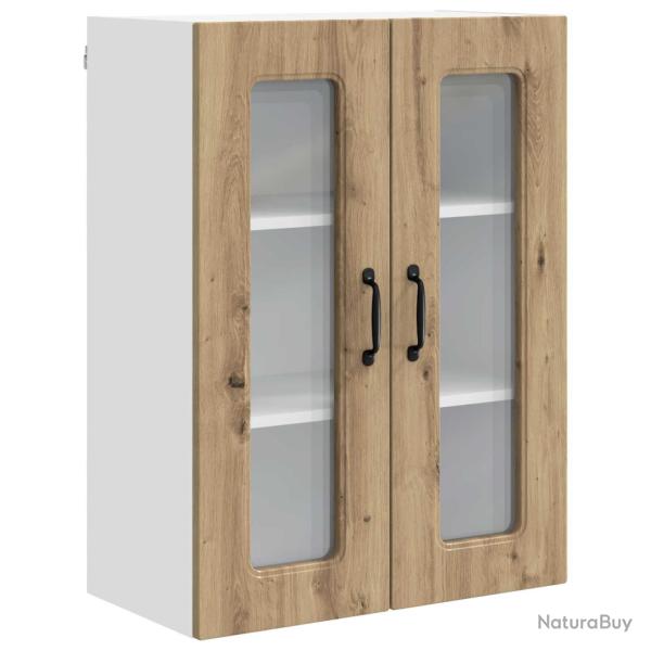 Armoire de cuisine rectangulaire moderne rangement spacieux 60 x 31 x 80 cm en bois d'ing�nierie ch