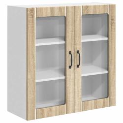 Armoire de cuisine moderne rangement pratique 80 x 31 x 80 cm en bois d'ing&eacute;nierie ch&ecirc;ne sonoma 02_