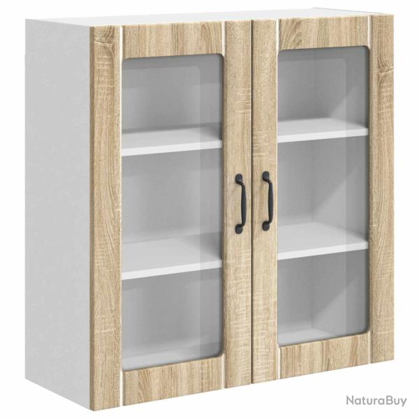 Armoire de cuisine moderne rangement pratique 80 x 31 x 80 cm en bois d'ing�nierie ch�ne sonoma 02_