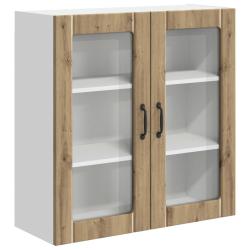 Armoire de cuisine rectangulaire moderne avec rangement pratique 80 x 31 x 80 cm en bois d'ing&eacute;nier