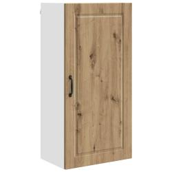Armoire de cuisine murale moderne avec 3 &eacute;tag&egrave;res 50 x 31 x 100 cm en bois d'ing&eacute;nierie ch&ecirc;ne artis
