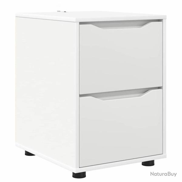 Armoire de rangement rectangulaire avec tiroirs pratiques style minimaliste salon 40 x 48 x 57 cm e