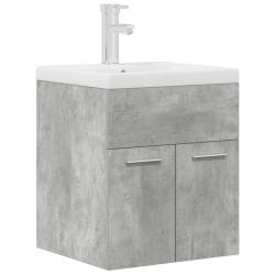 Armoire de lavabo salle de bain design moderne murale 41 x 38,5 x 46 cm espace de rangement en bois