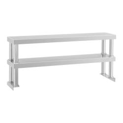 &Eacute;tag&egrave;re d'appoint professionnel 120 cm 2 niveaux acier inoxydable 14_0001498