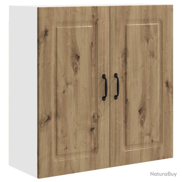 Armoire de cuisine rectangulaire moderne 80 x 31 x 80 cm grand espace de rangement en bois d'ing�ni