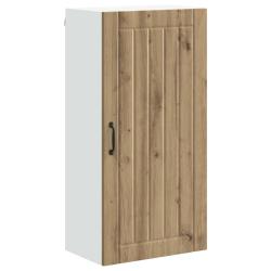 Armoire de cuisine moderne fonctionnelle avec rangements 50 x 31 x 100 cm en bois d'ing&eacute;nierie ch&ecirc;n