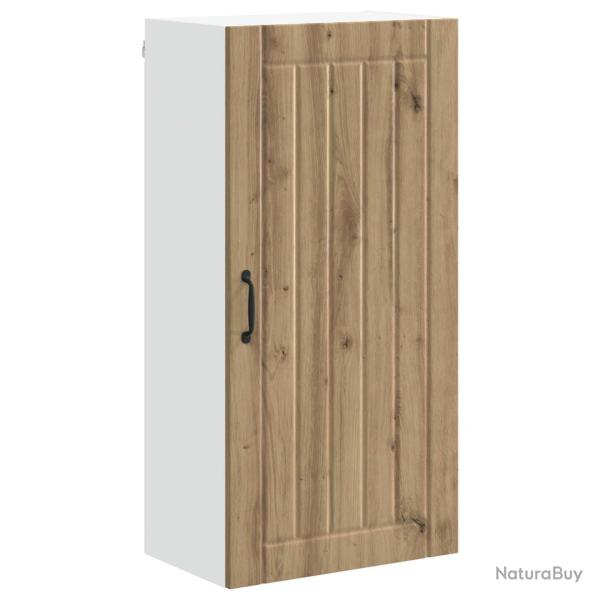 Armoire de cuisine moderne fonctionnelle avec rangements 50 x 31 x 100 cm en bois d'ing�nierie ch�n
