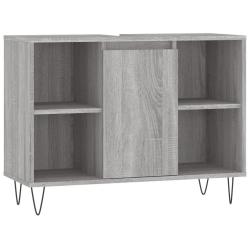 Armoire de salle de bain avec espace de rangement 80 x 33 x 60 cm design industriel en bois d'ing&eacute;n