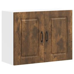 Armoire murale de cuisine Klamar 80 x 31 x 60 cm grand espace de rangement design moderne en bois d