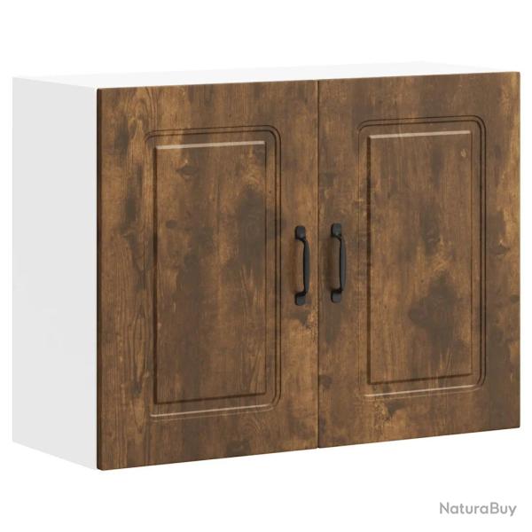 Armoire murale de cuisine Klamar 80 x 31 x 60 cm grand espace de rangement design moderne en bois d