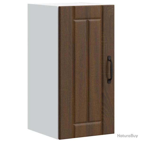 Armoire murale de cuisine design pratique rangement 30 x 31 x 60 cm en bois d'ing�nierie ch�ne marr