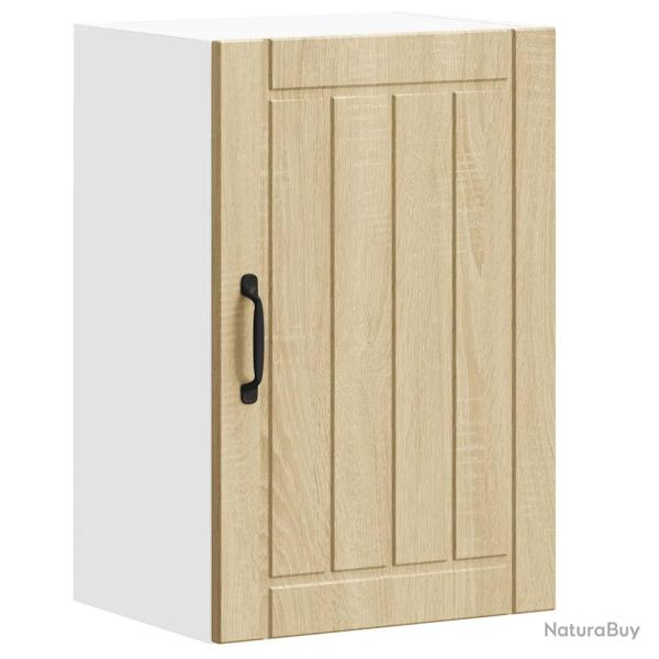 Armoire murale de cuisine design pratique rangement 40 x 31 x 60 cm en bois d'ing�nierie ch�ne sono