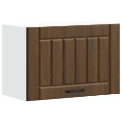 Armoire murale de cuisine design moderne avec portes en verre 60 x 31 x 40 cm en bois d'ing&eacute;nierie