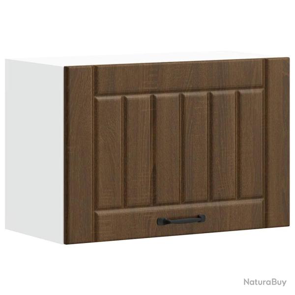 Armoire murale de cuisine design moderne avec portes en verre 60 x 31 x 40 cm en bois d'ing�nierie