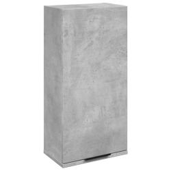 Armoire de salle de bain murale design &eacute;pur&eacute; 32 x 20 x 67 cm gain de place en bois d'ing&eacute;nierie gri