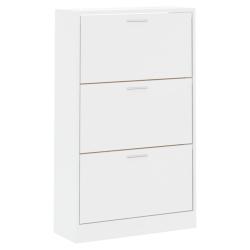Armoire &agrave; chaussures range chaussures rangement meuble entr&eacute;e couloir salon brillant 63 x 24 x 103