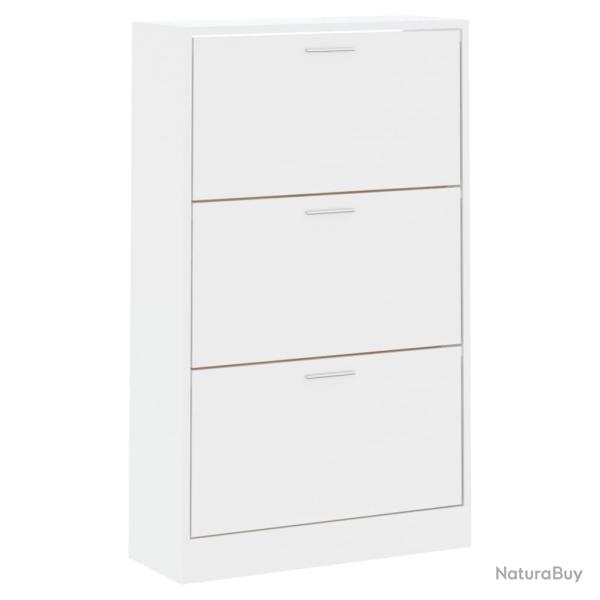 Armoire � chaussures range chaussures rangement meuble entr�e couloir salon brillant 63 x 24 x 103