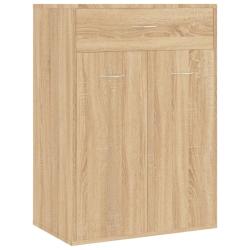 Armoire &agrave; chaussures range chaussures rangement meuble entr&eacute;e couloir salon sonoma 60 x 35 x 84 cm