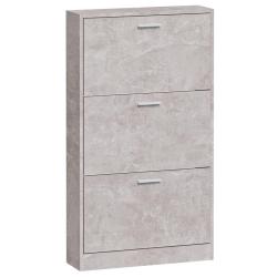 Armoire &agrave; chaussures range chaussures rangement meuble entr&eacute;e couloir salon 59 x 17 x 108 cm bois d