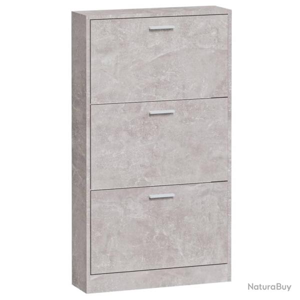 Armoire � chaussures range chaussures rangement meuble entr�e couloir salon 59 x 17 x 108 cm bois d