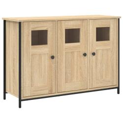 Buffet bahut commode armoire meuble de rangement organisateur cuisine salle de s&eacute;jour salon sonoma