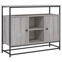 Buffet bahut commode armoire meuble de rangement organisateur cuisine salle de s&eacute;jour salon sonoma