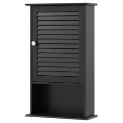 Armoire murale de salle de bain 42 x 16,5 x 70 cm avec &eacute;tag&egrave;res ajustables design classique en MDF