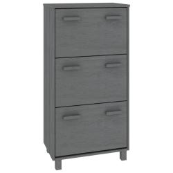 Armoire &agrave; chaussures range chaussures rangement meuble entr&eacute;e couloir salon fonc&eacute; 59,5 x 35 x 117 c