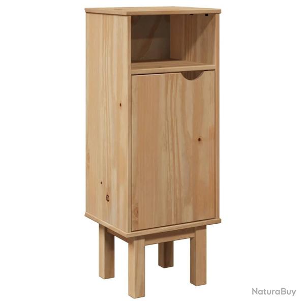 Armoire murale de salle de bain OTTA gain de place bois massif 35 x 30 x 55 cm en pin miel 02_00576