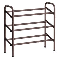 &Eacute;tag&egrave;re &agrave; chaussures &agrave; 2 niveaux rangement ajustable 23 x 58 x 42 cm pour chaussures pour entr&eacute;e pl