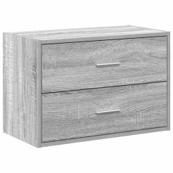 Armoire de rangement empilable 60 x 31 x 40 cm pratique pour organisation int&eacute;rieure en bois d'ing&eacute;