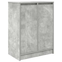 Armoire &agrave; chaussures avec 2 portes et 8 &eacute;tag&egrave;res 57 x 34 x 76 cm style moderne finition pratique en