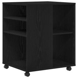 Armoire de rangement moderne avec roues 60 x 53 x 73 cm pratique minimaliste bureau en bois d'ing&eacute;n