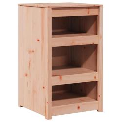 Armoire de cuisine moderne rangement compact 55 x 55 x 92 cm en pin massif ch&ecirc;ne brun 02_0052142