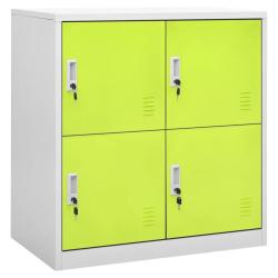 Armoire &agrave; casiers moderne salle de classe avec serrures 90 x 45 x 92 cm en acier gris 02_0046922
