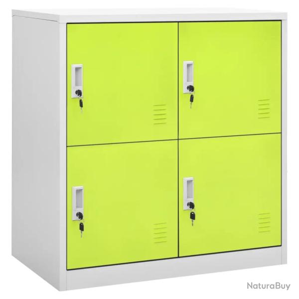 Armoire � casiers moderne salle de classe avec serrures 90 x 45 x 92 cm en acier gris 02_0046922
