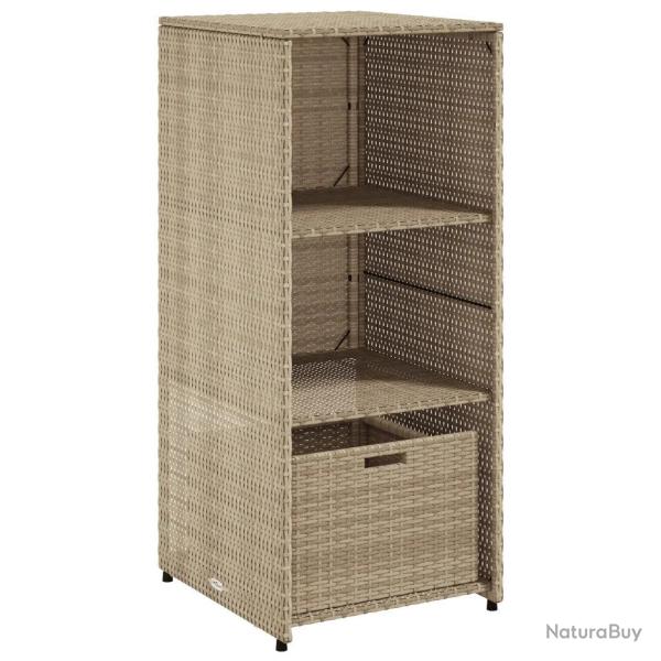 Armoire de rangement de jardin 50 x 55 x 115 cm espace de rangement robuste design moderne en r�sin