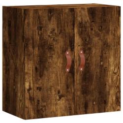 Armoire murale pratique en bois d'ing&eacute;nierie 60 x 31 x 60 cm style moderne ch&ecirc;ne fum&eacute; 02_0048789