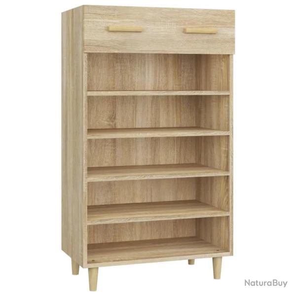 Armoire � chaussures scandinave minimaliste 60 x 35 x 105 cm stockage optimis� ambiance cosy en boi