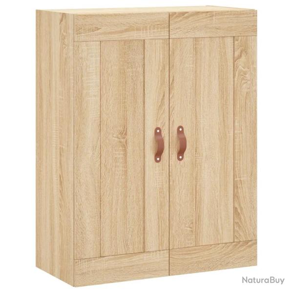 Armoire murale design polyvalente ch�ne sonoma 69,5 x 34 x 90 cm espace de rangement �l�gant en boi