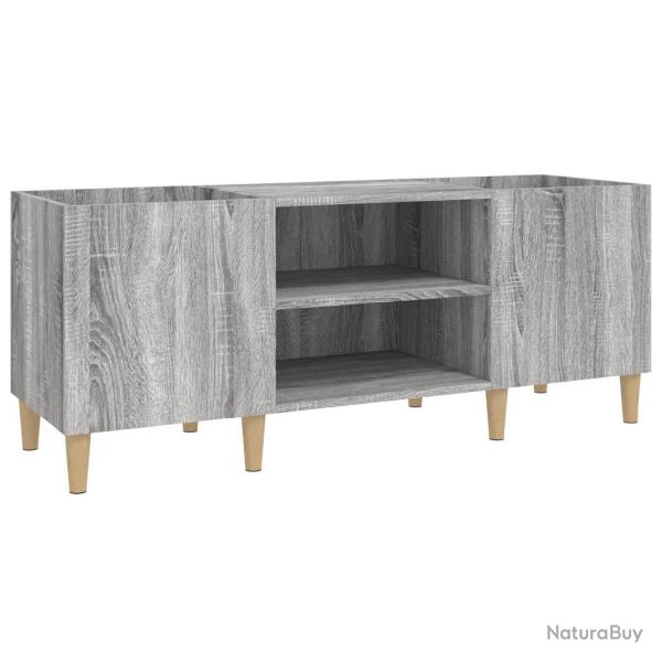Armoire � disques classique multifonction rangement pour vinyles 121 x 38 x 48 cm en bois d'ing�nie