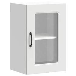 Armoire murale de cuisine moderne rangement pratique 40 x 31 x 60 cm en bois blanc 02_0049950