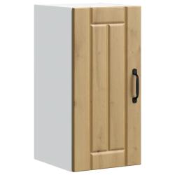 Armoire murale de cuisine design murale rangement 30 x 31 x 60 cm en bois d'ing&eacute;nierie ch&ecirc;ne artisa