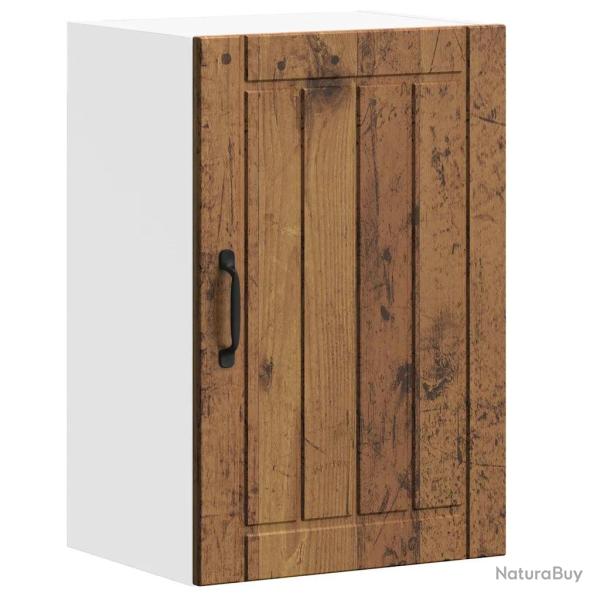 Armoire murale de cuisine Lucca 40 x 31 x 60 cm grand espace de rangement design mural en bois d'in