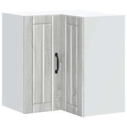Armoire d'angle murale de cuisine Lucca 57 x 57 x 60 cm gain de place design moderne en bois d'ing&eacute;