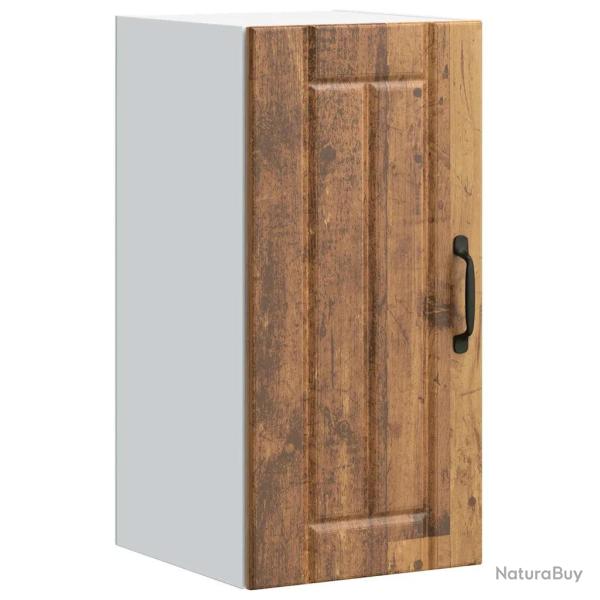 Armoire murale de cuisine Lucca design pratique 30 x 31 x 60 cm en bois d'ing�nierie vieux bois 02_